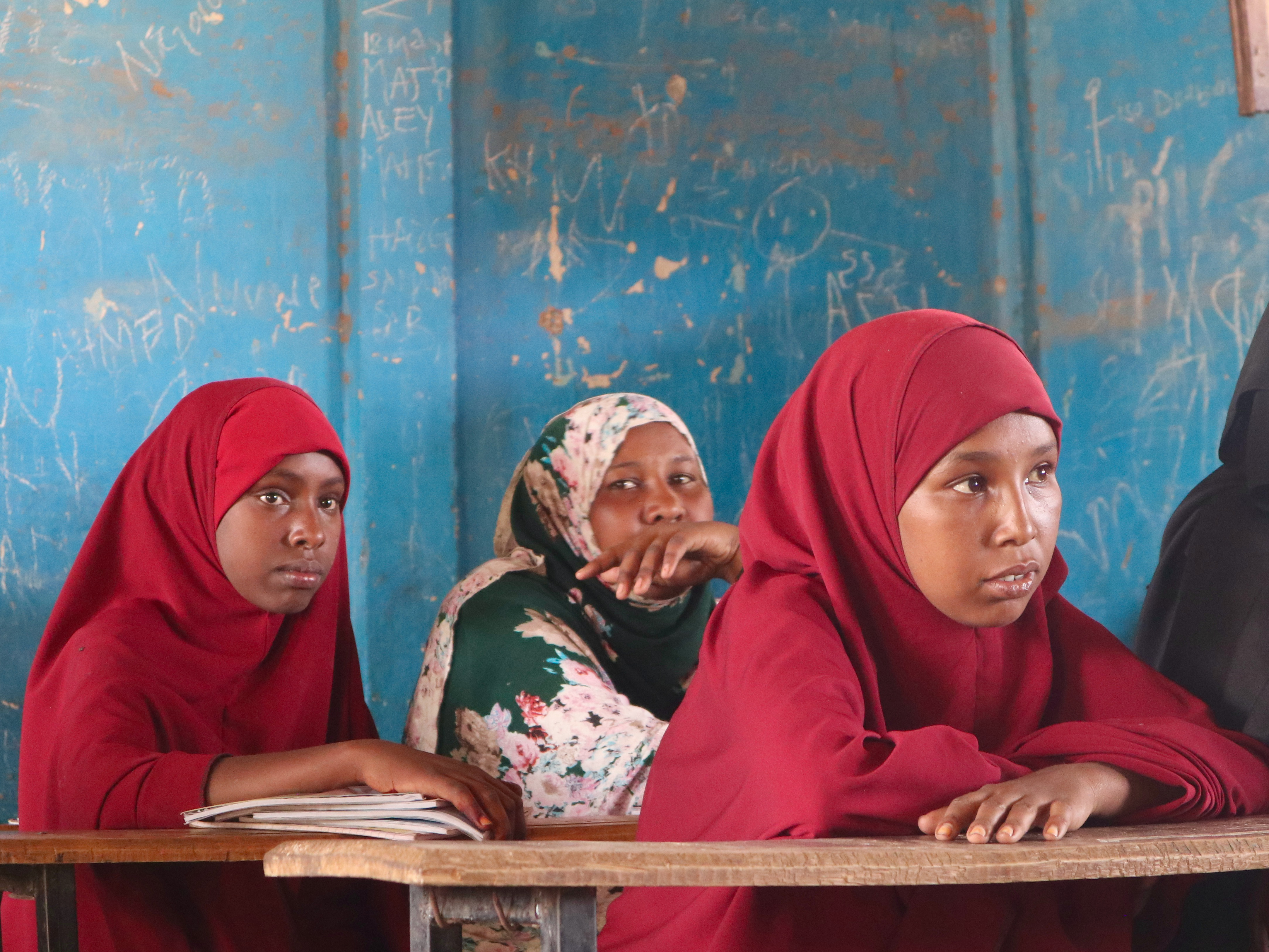Alumnas en una escuela de Nigeria.