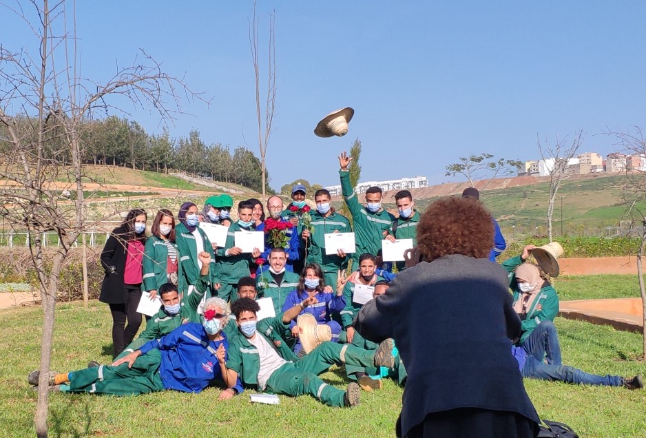 La escuela de jardinería del Bouregreg recoge sus primeros frutos