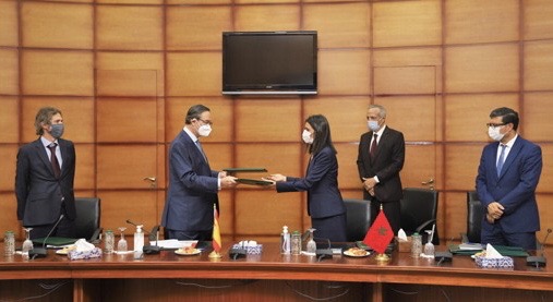 Firma de un protocolo administrativo de Cooperación hispano-marroquí para apoyar el ...